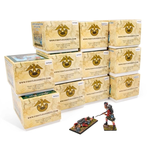 74 - A GROUP OF BOXED FIRST LEGION NAPOLEONIC FIGURES comprising NAP0266, NAP0273, NAP0207, NAP0206, NAP0... 