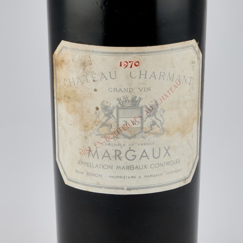 29 - A MAGNUM BOTTLE OF 1970 CHATEAU CHARMANT MARGAUX 36cm high