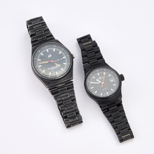 328 - TWO WRIST WATCHES Porsche Design and Catena. (2) Porsche Design 31mm diameter