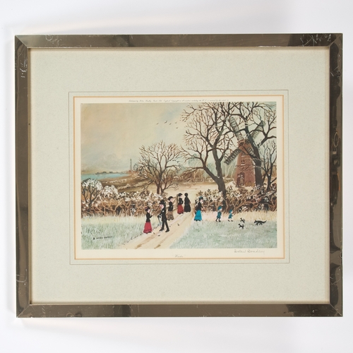 376 - â¡ HELEN BRADLEY MBE (1900-1979) WINTER Signed
Limited edition print of 850
Blindstamp of the Fine ... 