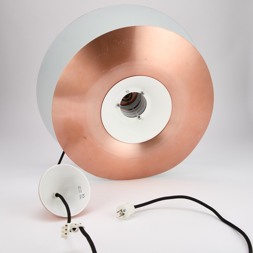 622 - A BELID DIABLO COPPER PENDANT LIGHT of circular form. 50.5cm diameter