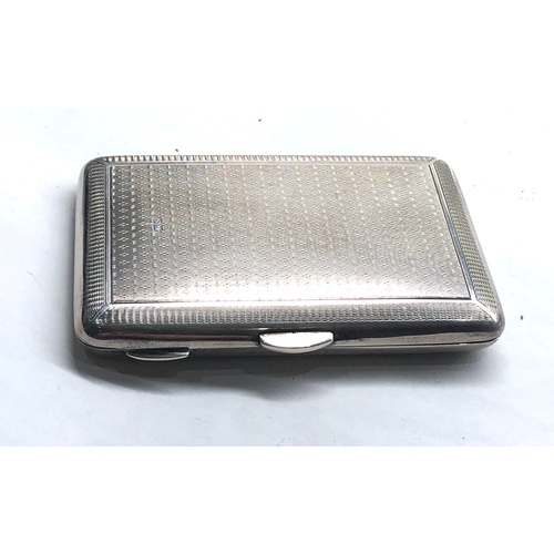 591 - Hallmarked silver wallet full Chester silver hallmarks in good condition leather interior pencil and... 