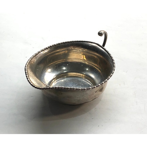 573 - Silver sauce boat Birmingham silver hallmarks weight 50.5g