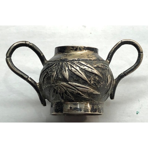 578 - Chinese miniature silver tea set