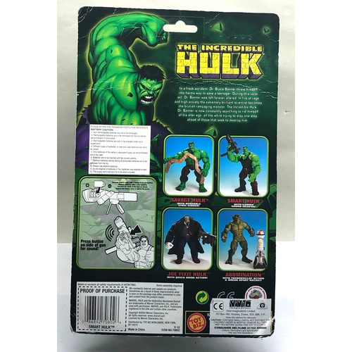 1090 - boxed Marvel the incredible hulk figure still sealed in box