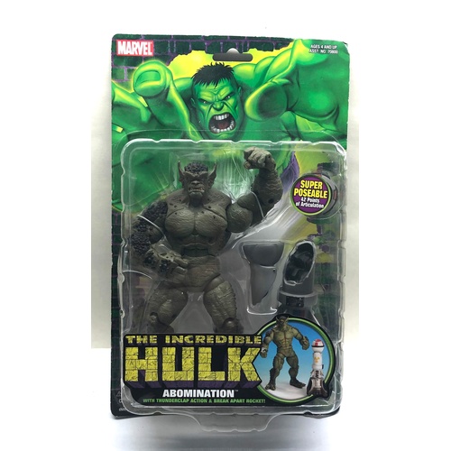 1091 - boxed Marvel the incredible hulk figure abomination still sealed in box