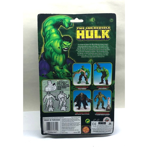 1091 - boxed Marvel the incredible hulk figure abomination still sealed in box