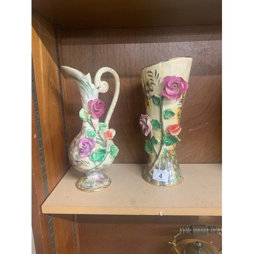 4 - Decorative vase and jug