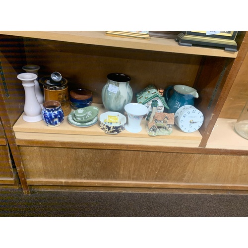 66a - Shelf of pottery