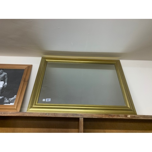 67 - Framed mirror