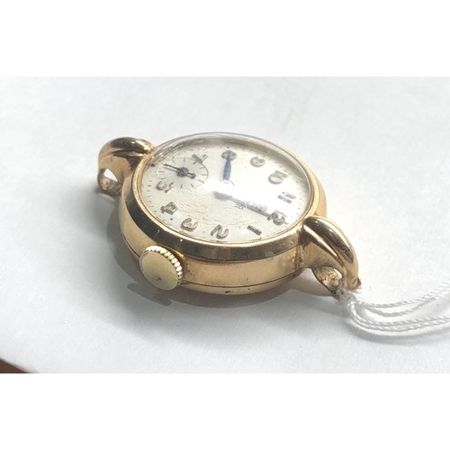 269 - Ladies 9ct gold Rolex tudor wristwatch