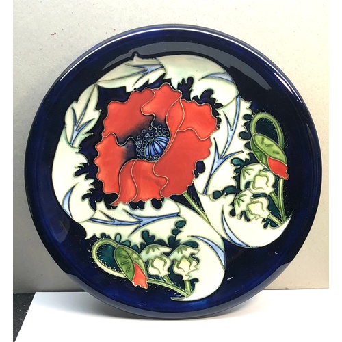 378 - Moorcroft plate 26cm dia