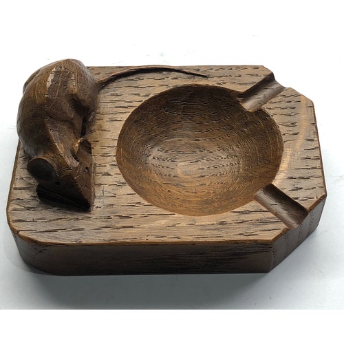 370 - 2 Mouseman ashtrays