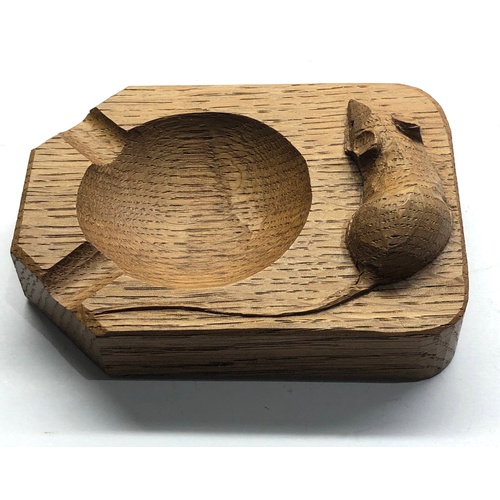 370 - 2 Mouseman ashtrays