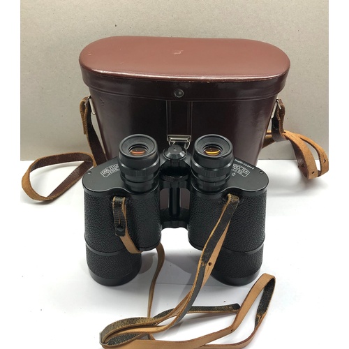 374 - Vintage cased carl Zeiss jena binoctem 7x50 binoculars