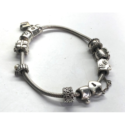 120 - Pandora silver bracelet