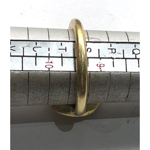 190 - 18ct gold seal ring weight 9.8g not hallmarked but acid tested as 18ct gold