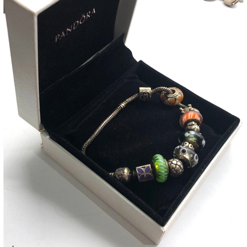 205 - Original boxed Pandora bracelet and charms