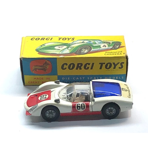 390 - Original boxed corgi Porsche Carrera 6