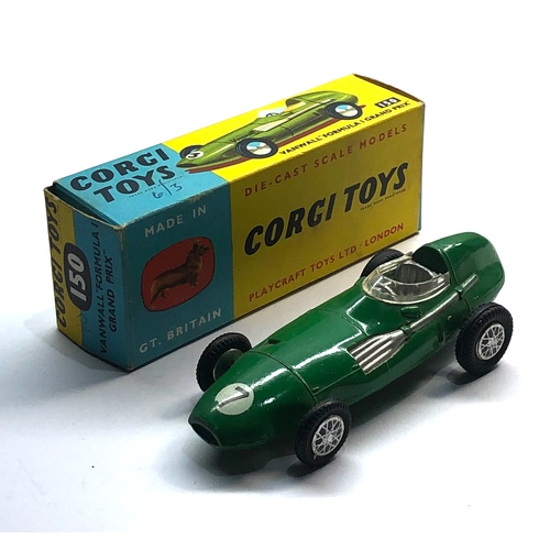 391 - Original boxed corgi 150 vanwall formula1 grand prix