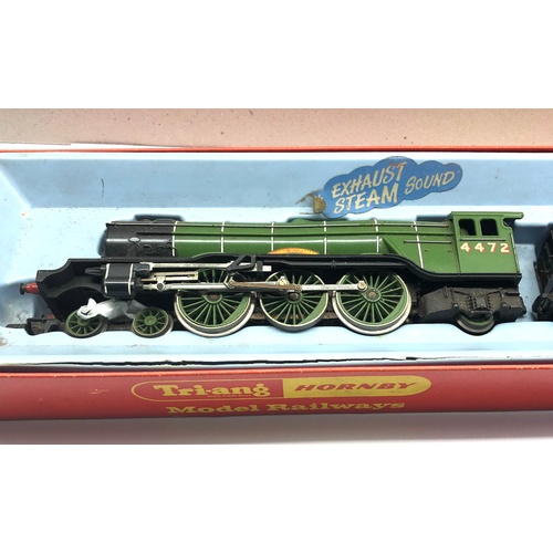 395 - Triang Hornby 4472 flying scotsman loco boxed missing lid