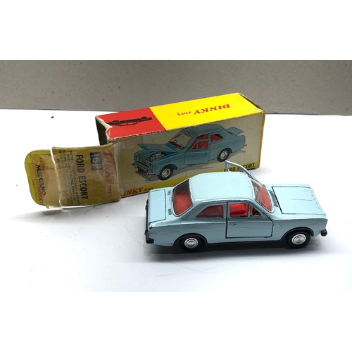 407 - Dinky ford escort 168 boxed