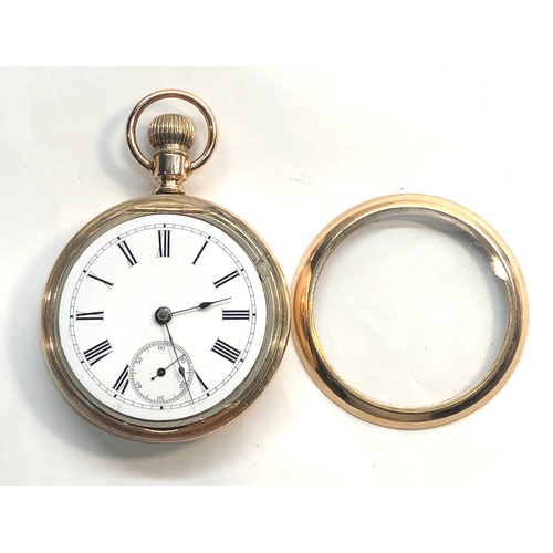 221 - Antique Swiss  H Jorgensen pocket watch full plate lever movement finely engraved 17 jewels gold pla... 