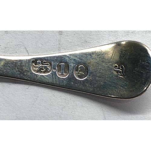 81 - Georgian silver tea caddy spoon