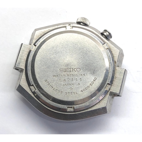 285 - c1970s Seiko Bell Matic automatic alarm mens watch 4006-6040