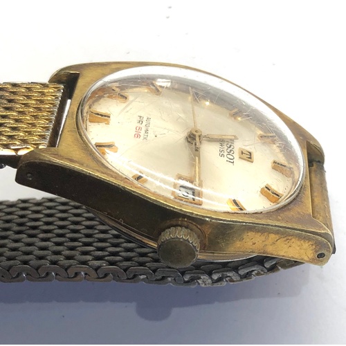 287 - Tissot pr 516 gents vintage gold tone wristwatch automatic