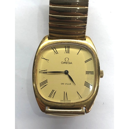 294 - Vintage Omega De ville gold tone wristwatch