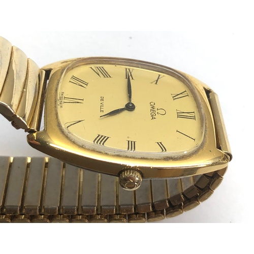 294 - Vintage Omega De ville gold tone wristwatch