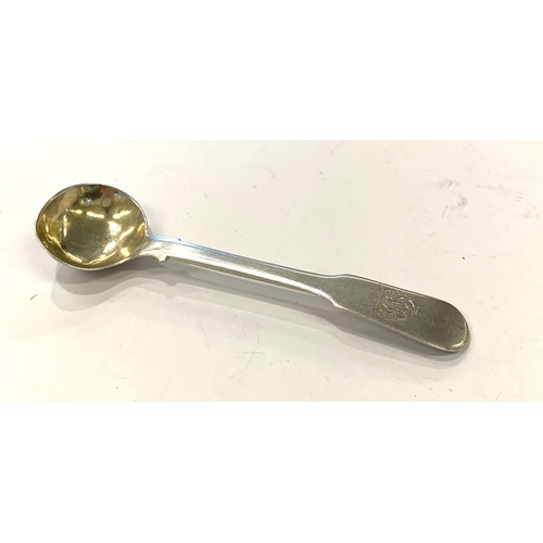 90 - Silver hallmarked mustard spoon, please refer to images.