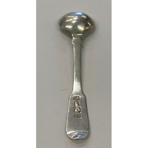 90 - Silver hallmarked mustard spoon, please refer to images.