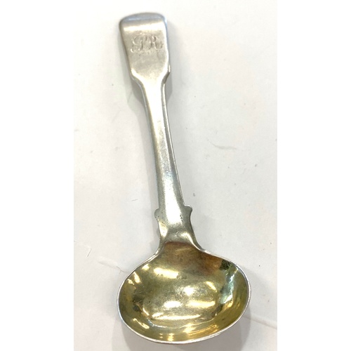 90 - Silver hallmarked mustard spoon, please refer to images.