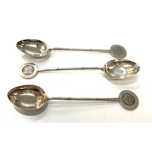 98 - Selection 3 Chinese coffee spoons