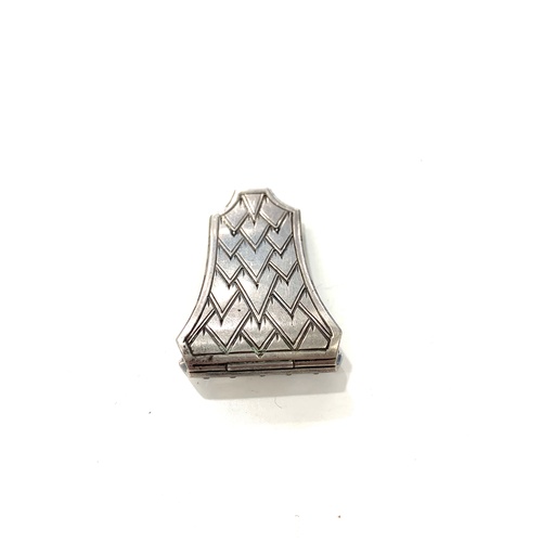 160 - Henry George Murphy, Art deco brooch, slight damage to stone, approximate measurements: 4cm