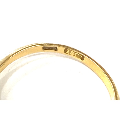 179 - 18ct gold diamond set ring, ring size U, approximate total weight 2.6g.