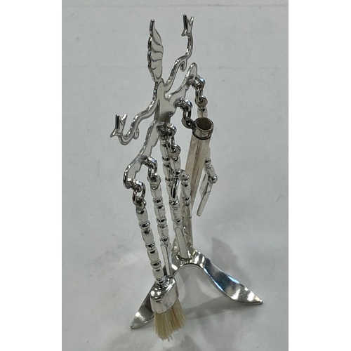 109 - Dutch miniature silver companion set