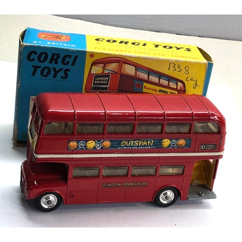 421 - Vintage boxed Corgi 468 London transport routemaster bus