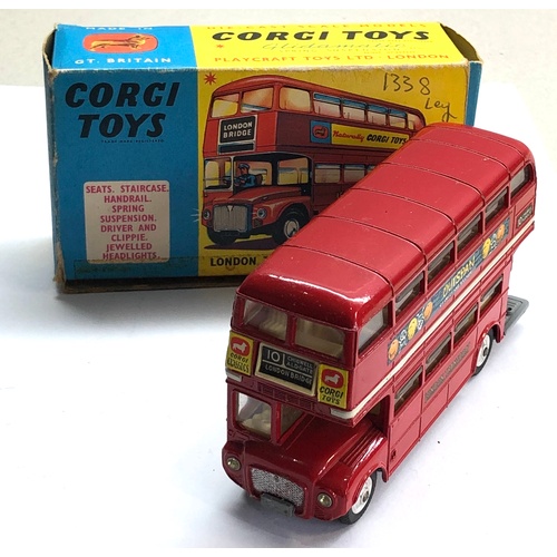 421 - Vintage boxed Corgi 468 London transport routemaster bus