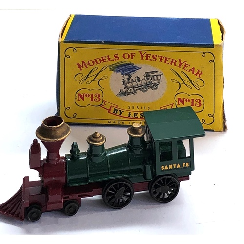 422 - matchbox lesney Y-13 Santa fe loco boxed