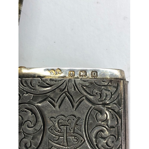 116 - antique silver vesta / match striker