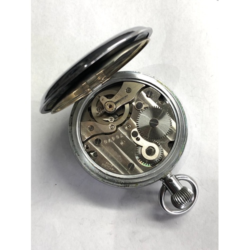 36 - it is in as found condition this watch is working winds and ticks it has a  chromed nickel case good... 