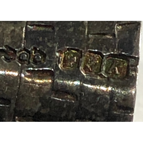 123 - Vintage irish silver castle thimble irish silver hallmarks