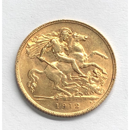 66 - high grade 1912 half sovereign