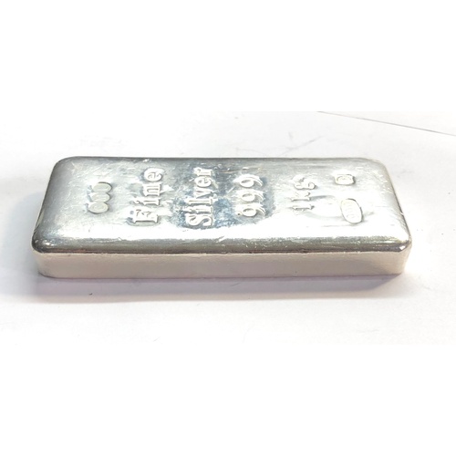 131 - 1 kg fine silver 999 one kilo bar