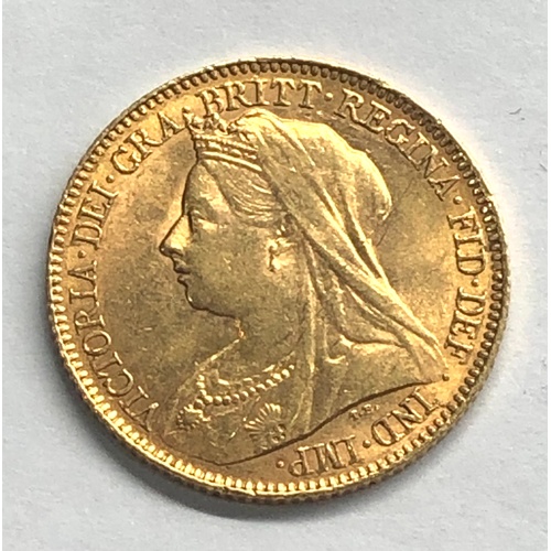 74 - Victorian 1896 half sovereign