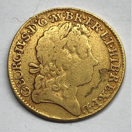 77 - rare 1716 George I Guinea Gold Coin