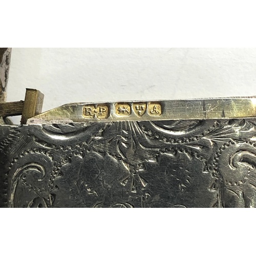 135 - Antique silver vesta case